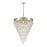 ELK Lighting Morning Frost 10-Light Chandelier, Silver/Clear - 32346-10