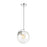 ELK Lighting Collective 1-Light Mini Pendant, Chrome/Clear - 32361-1