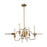 ELK Lighting Transit 8-Light Chandelier, Matte Gold - 32991-8