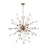 ELK Lighting Sprigny 10-Light Chandelier, Gold/Amber Teak Crystal - 33021-10