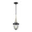 ELK Lighting Sturgis 1-Light Mini Pendant, Graphite/Clear - 33130-1