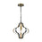 ELK Lighting Janis 1-Light Pendant, Aged Bronze and Aged Brass - 33163-1