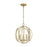 ELK Lighting Loughton 3-Light Chandelier, Golden Silver - 33415-3