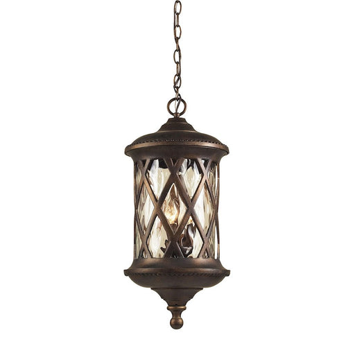 ELK Lighting Barrington Gate 3-Light Outdoor Pendant, Hazelnut Bronze - 42033-3