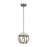 ELK Lighting Urban Form Mini Pendant, Nickel/Concrete & Metal Cage - 45337-1