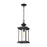 ELK Lighting Minersville 1-Light Outdoor Pendant, Black/Speckled - 45453-1