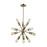 ELK Lighting Delphine 12-Light 16" Chandelier, Satin Brass - 46243-12