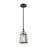 ELK Lighting Barnside 1-Light Mini Pendant, Bronze/Clear Panels - 46274-1