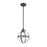 ELK Lighting Cusp 1-Light Mini Pendant, Oil Rubbed Bronze/Clear Glass - 46433-1