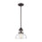 ELK Lighting Manhattan Boutique 1-Light Mini Pendant, Bronze/Clear - 46565-1