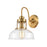 ELK Lighting Manhattan Boutique 1-Light 11" Sconce, Brass/Clear - 46570-1