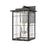 ELK Lighting Brewster 2-Light Sconce, Matte Black/Seedy Glass - 46712-2