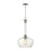 ELK Lighting Glasgow 1-Light Pendant, Polished Chrome/Clear Glass - 46845-1