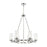 ELK Lighting Melinda 6-Light Chandelier, Polished Chrome/Seedy Glass - 47307-6