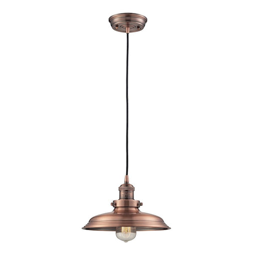 ELK Lighting Newberry 1-Light Mini Pendant, Antique Copper - 55031-1