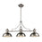 ELK Lighting Chadwick 125 3-Light Island Light, Satin Nickel - 66125-3