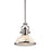 ELK Lighting Chadwick 1-Light Pendant, Nickel/Cappa Shell Shade - 66413-1