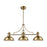 ELK Lighting Chadwick 3-Light Island, Brass/Metal /Frosted - 66595-3