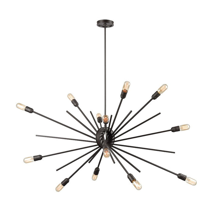 ELK Lighting Xenia 14-Light Chandelier, Oil Rubbed Bronze - 66916-14