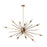 ELK Lighting Xenia 14-Light Chandelier, Matte Gold - 66917-14