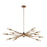 ELK Lighting Xenia 10-Light Chandelier, Matte Gold - 66972-10