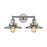 ELK Lighting English Pub 2-Light Vanity Lamp, Satin Nickel/Metal Shade - 67171-2