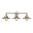 ELK Lighting English Pub 3-Light Vanity Lamp, Satin Nickel/Metal Shade - 67172-3