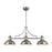 ELK Lighting Chadwick 3-Light Island Light, Zinc/Metal & Frosted - 67237-3