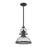 ELK Lighting Chadwick 1-Light Pendant, Oil Rubbed Bronze/Seedy Glass - 67733-1