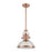 ELK Lighting Chadwick 1-Light Pendant, Copper/Seedy Glass - 67743-1