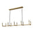 ELK Lighting Mandeville 10-Light Chandelier, Bronze and Satin Brass - 67756-10