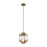 ELK Lighting Brandon 1-Light Mini Pendant, Classic Brass - 69204-1