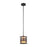 ELK Lighting Tremont 1-Light Mini Pendant, Bronze/Brown, Adapter - 70262-1-LA