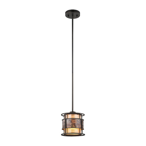 ELK Lighting Tremont 1-Light Mini Pendant, Bronze/Brown, Adapter - 70262-1-LA