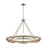 ELK Lighting Ramsey 10-Light Chandelier, Satin Nickel and Beech Wood - 75067-10