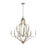 ELK Lighting Lanesboro 9-Light Chandelier, Dusted Silver - 75107-9