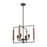 ELK Lighting Zinger 4-Light Chandelier, Oil Rubbed Bronze and Aspen - 75161-4