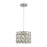 ELK Lighting Tessa 1-Light Mini Pendant, Polished Chrome/Clear Crystal - 81153-1