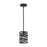 ELK Lighting Vorticy 1-Light Mini Pendant, Bronze/Metal Cage - 81184-1