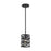 ELK Lighting Vorticy Mini Pendant, Bronze/Metal Cage, Adapter - 81184-1-LA