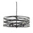 ELK Lighting Vorticy 5-Light Chandelier, Oil Rubbed Bronze/Metal Cage - 81186-5