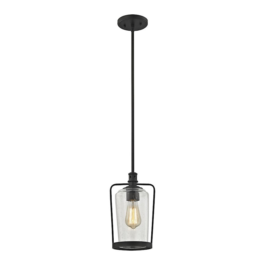 ELK Lighting Hamel Mini Pendant, Bronze Seedy, Adapter - 81225-1-LA