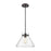 ELK Lighting Mickley 1-Light Mini Pendant, Bronze/Clear - 85215-1