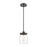 ELK Lighting Mason 1-Light Mini Pendant, Oil Rubbed Bronze/Clear Glass - 85216-1