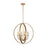 ELK Lighting Erindale 4-Light Chandelier, Natural Brass - 89045-4