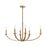 ELK Lighting Erindale 6-Light Island Light, Natural Brass - 89048-6