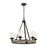 ELK Lighting Beaufort 6-Light Chandelier, Iron/Graywood/Seedy - 89159-6