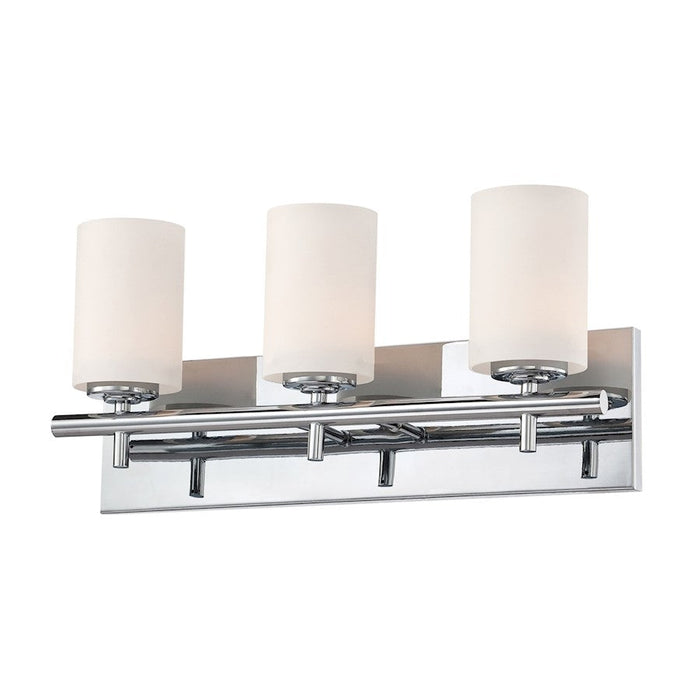 ELK Lighting Barro 3-Light Vanity Lamp, Chrome/White Opal Glass - BV6033-10-15