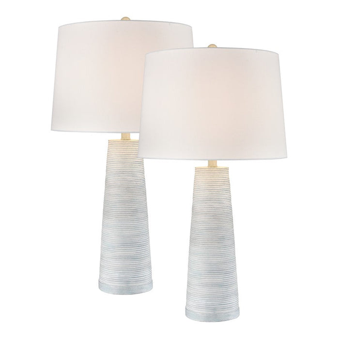 Elk Lighting Kent 31'' Table Lamp, Set of 2, Light Blue/White - S0019-10289-S2