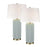 Elk Lighting Knox 30'' 1 Light Table Lamp, Set of 2, Blue/White - S0019-10294-S2